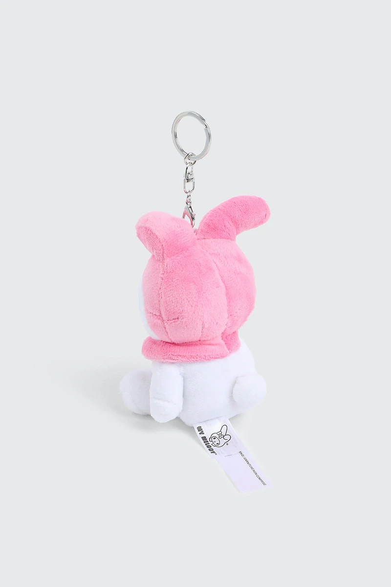 Breloque de sac My Melody en peluche