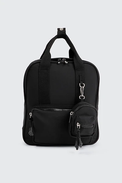 Ardene Kids Backpack with Coin Purse in Black | Nylon