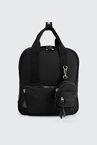 Ardene Kids Backpack with Coin Purse in Black | Nylon