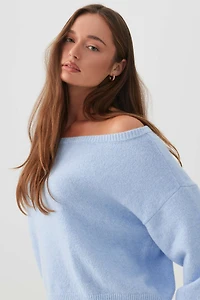 Chandail détendu à épaules dénudées