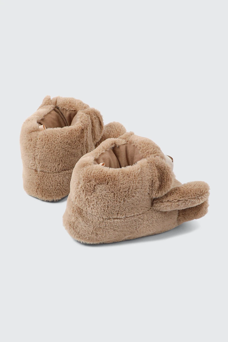 Pantoufles oursons en peluche