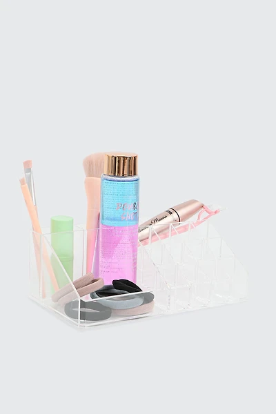Ardene Acrylic Makeup Organizer in Clear
