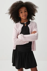 Jupe courte à taille froncée