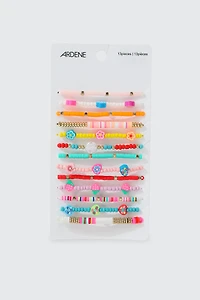 Ardene 13-Pack Beaded Stretch Bracelets