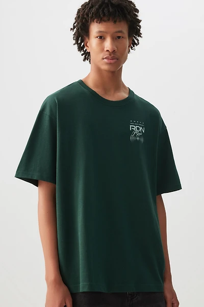 Ardene Man Graphic T-Shirt For Men in Dark | Size | 100% Cotton