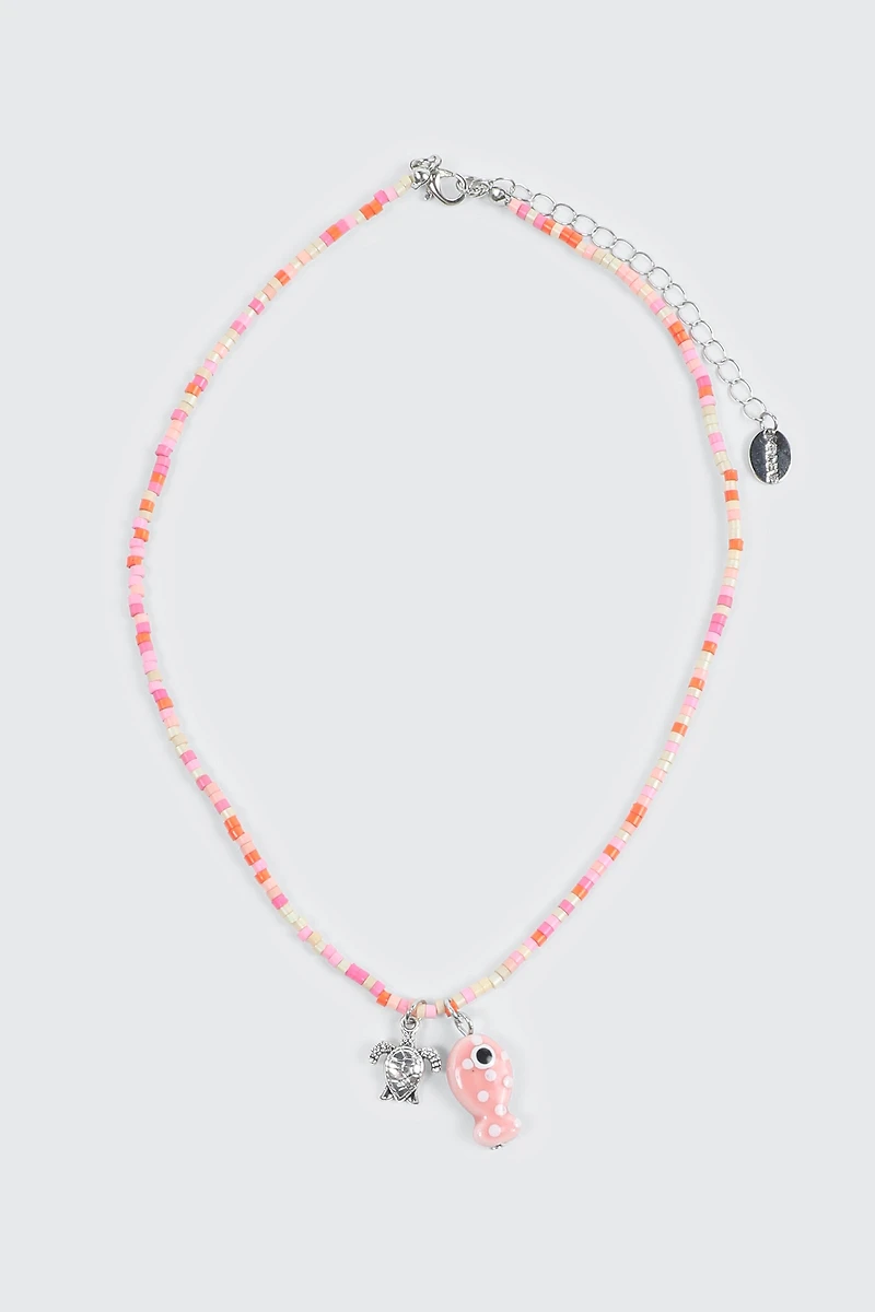 Collier à breloques océan