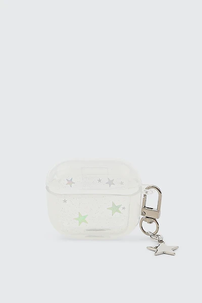 Ardene Star Print Clear AirPods Case