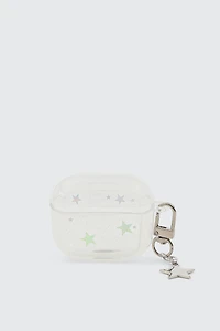 Ardene Star Print Clear AirPods Case