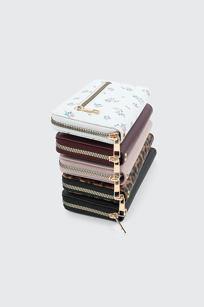 Portefeuille rectangulaire imprim