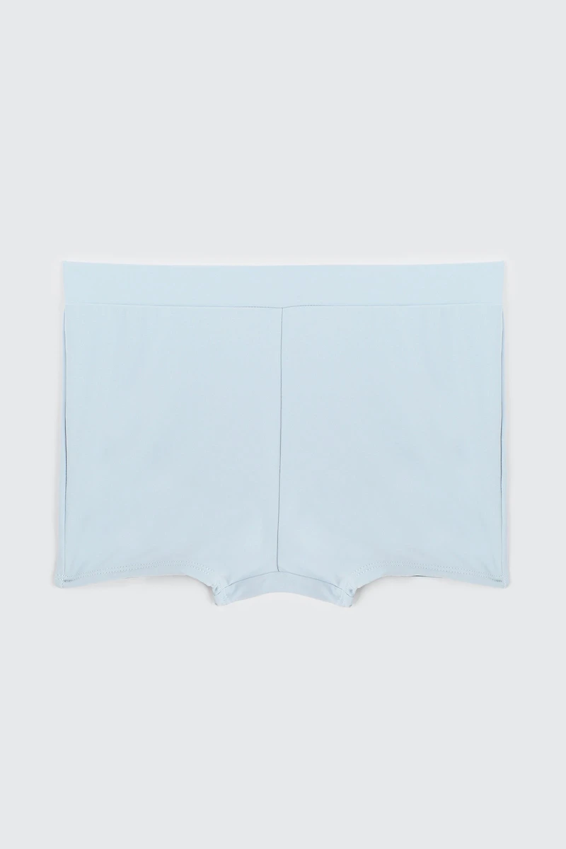 Ardene Kids Swim Shorts in Light Blue | Size | Polyester/Nylon/Elastane | Microfiber