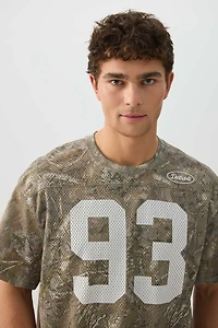 T-shirt sport carré en maille