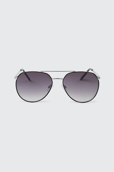 Ardene Man Aviator Sunglasses For Men in Silver