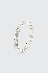 Bracelet spirale en pierres du Rhin