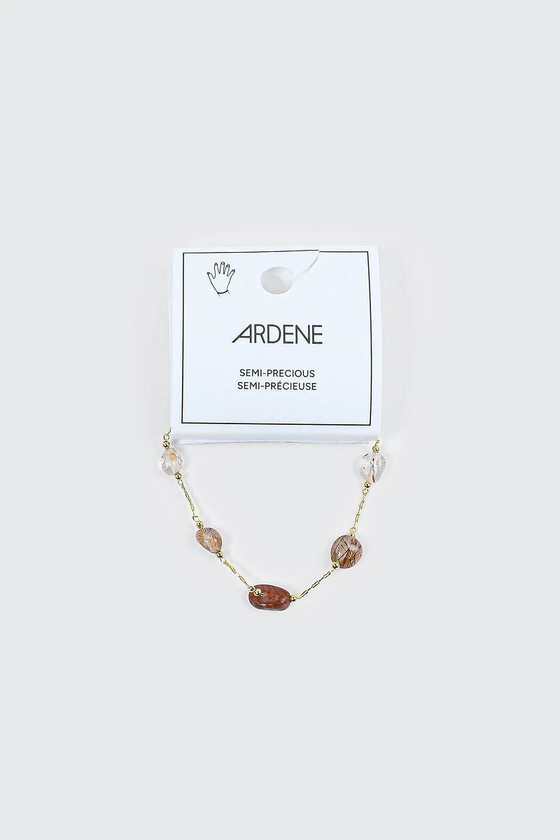 Bracelet à pierres semi-précieuses
