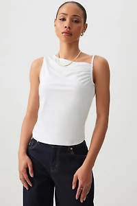 Camisole asymétrique à une bretelle