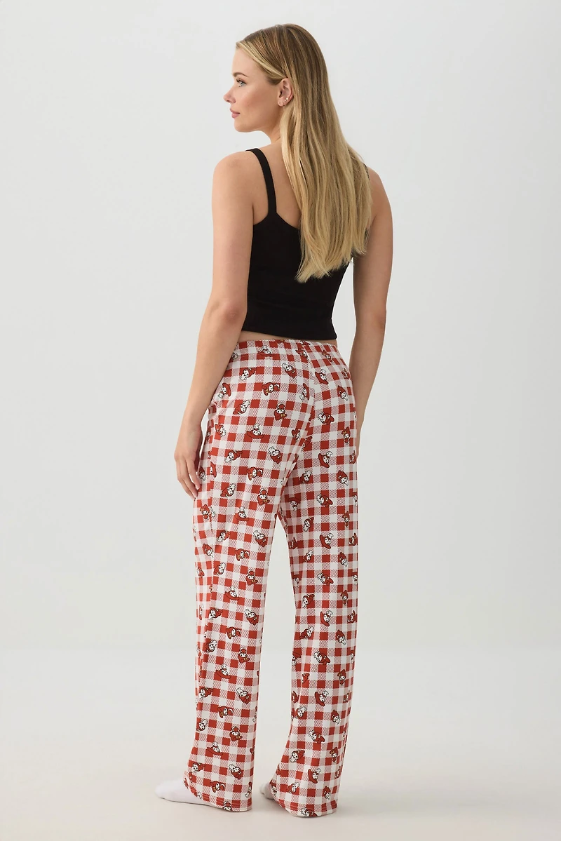Pantalon de pyjama à jambe droite My Melody