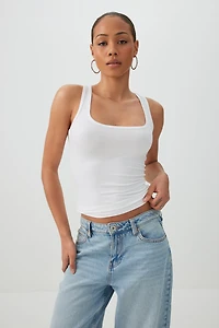 Camisole à dos nageur très douce Basic