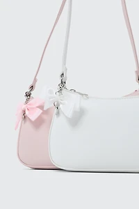 Sac d'épaule à breloque boucle