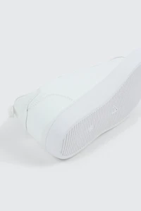 Espadrilles blanches lacées