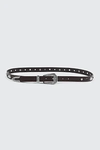 Ceinture fine cloutée style western