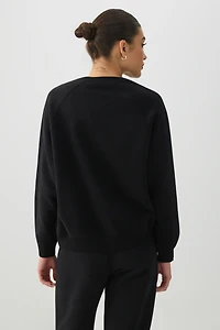 Chandail à manches raglan en Molleton MADESOFT™