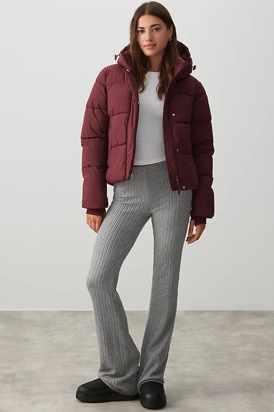 Ardene The Shorty Everyday Puff in Crimson | Size | Polyester