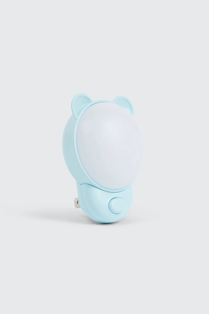 Ardene Bear Plug In Night Light in Light Blue