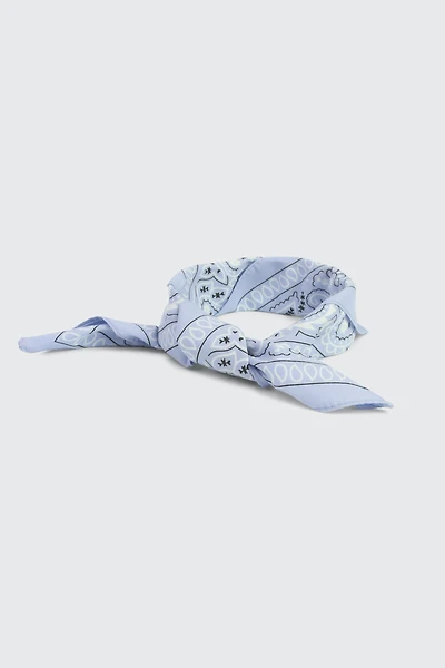 Ardene Paisley Bandana in Light Blue | Polyester