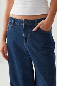 Jean décontracté à jambe large