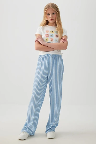 Pantalon ample rayé