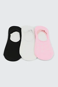 Ardene 3-Pack Shoe Liners | Polyester/Spandex
