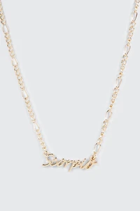 Ardene Scorpio Zodiac Chain Necklace in Gold