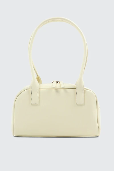 Ardene Longline Shoulder Bag in Light Yellow | 100% Recycled Polyester | Eco-Conscious