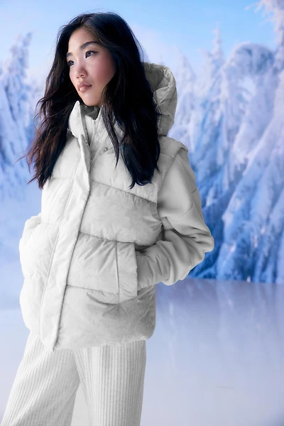 Ardene The Everyday Puff Vest in Winter Woods | Size | Polyester