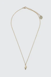 Collier coquillage acier inoxydable