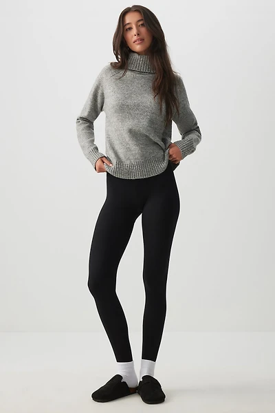 Legging côtelé sans coutures