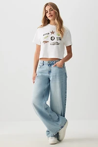 T-shirt court imprimé