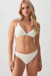 Ardene Classic Bikini Bottom in White | Size | Polyester/Nylon/Spandex