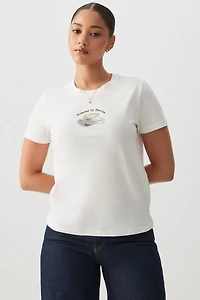 T-shirt graphique de coupe régulière