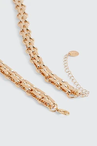Collier en chaîne de style rétro