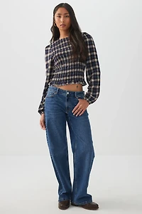 Le jean Era coupe droite et taille mi-haute