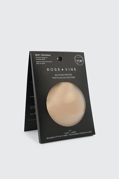 Ardene Invisible Silicone Pasties in Beige