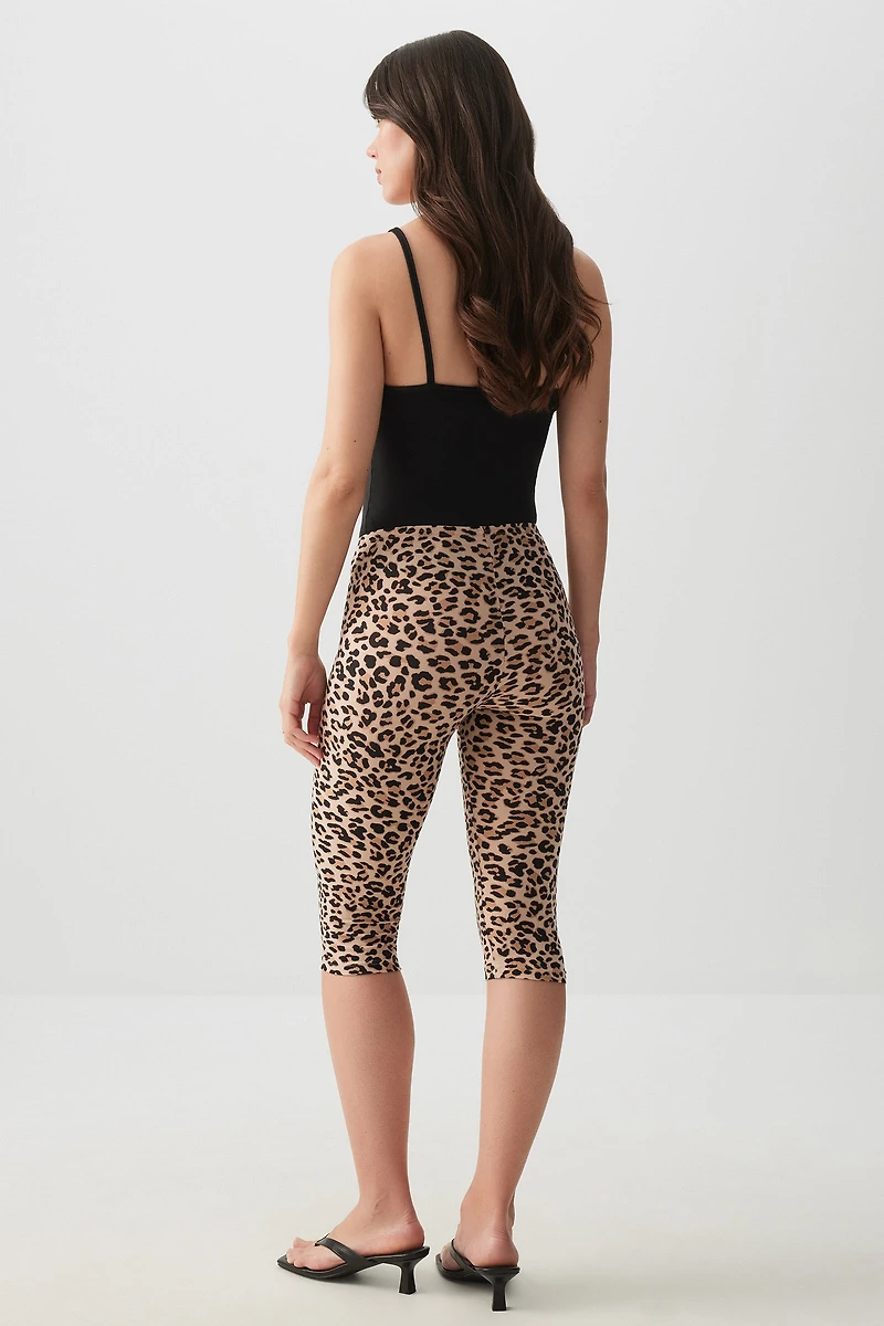 Legging capri à détail de rosette
