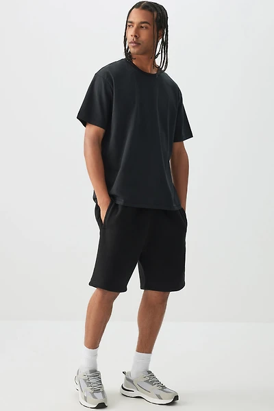 Ardene Man Solid Sweatshorts For Men in | Size XL | Polyester/Cotton | Fleece-Lined