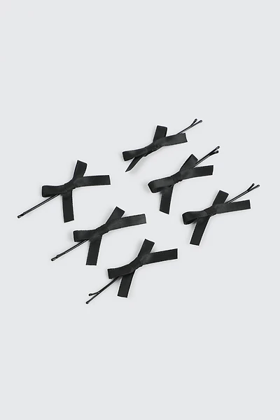 Ardene 6-Pack Bow Hair Pins in