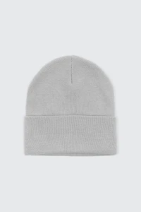 Ardene Super Soft Solid Beanie in Grey | Polyester/Elastane