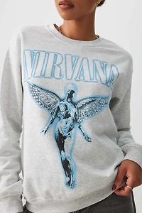 Chandail en molleton Nirvana