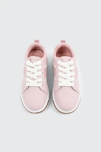 Espadrilles lacées en faux suède