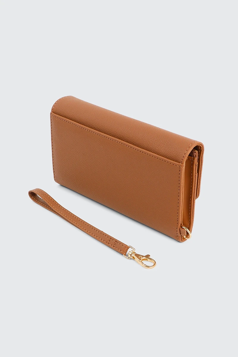 Portefeuille rectangulaire à rabat