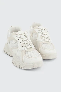 Espadrilles de course à semelle épaisse